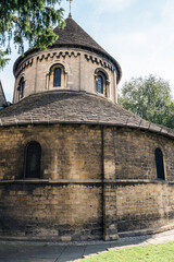 Fototapeta premium Building on a city street in London. Architecture and exterior. Human habitat.