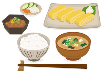 朝食・朝ごはん（卵焼き）