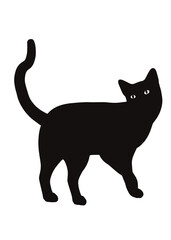ネコ シルエット Cat silhouette