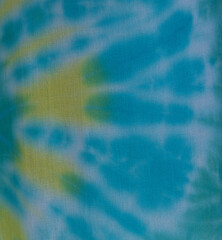 tie dye pattern abstract background. cotton fabric for wallpaper.