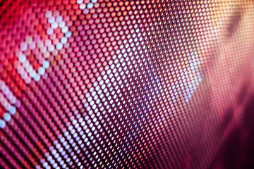 CloseUp LED blurred screen. LED soft focus background. abstract background ideal for design.