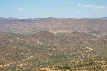 landscape with mountains and sky