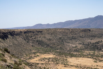 landscape with mountains and sky