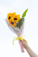 Sunflowers bouquet