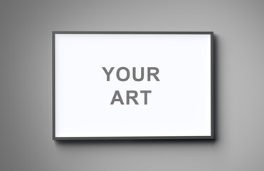 Mockup de billboard sobre la pared