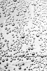 Fototapeta premium drops of gas in water as background