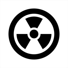 Radiation icon, vector and glyph