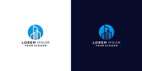 Creative building logo design inspiration