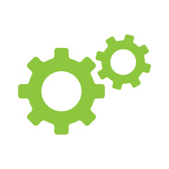 repair maintenance gear icon vector