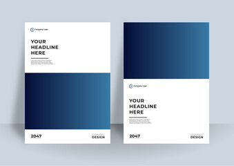 Collection of modern design poster flyer brochure cover layout template with triangle circle graphic elements and space for photo background. Business presentation vector A4 vertical orientation