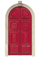 Entrance classic doors for the house