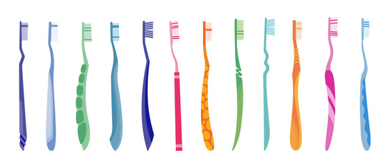 Collection Toothbrushes Dental