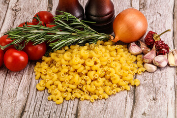 Raw Italian wheat pasta - Chifferi rigati