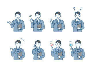 酪農家 男性と子牛のイラスト Wall Mural Wallpaper Murals Senryu