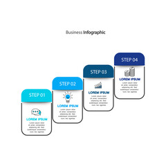 Infographic vector, graph. presentation. Business concepts, parts, steps, processes. Visualization of infographic data. Startup template. - Vector
