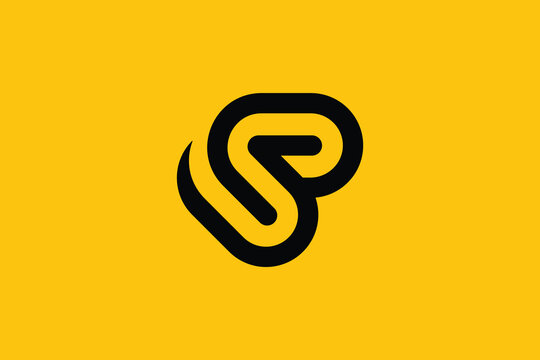 SP logo letter design on luxury background. PS logo monogram initials letter concept. SP icon logo design. PS elegant and Professional letter icon design on background. S P PS SP