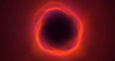 3D rendering abstract fractal light background