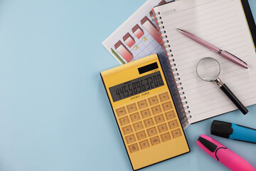 Office accessories for business management.