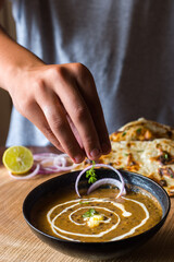 Dal Makhani , famous Indian dish 