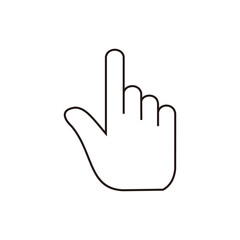 Hand gesture icon design illustration symbol