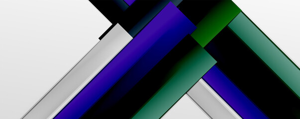 Color abstract lines trendy geometric background for business or technology presentation, internet poster or web brochure cover, wallpaper