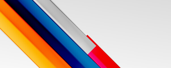 Color abstract lines trendy geometric background for business or technology presentation, internet poster or web brochure cover, wallpaper