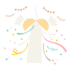 くす玉のイラスト