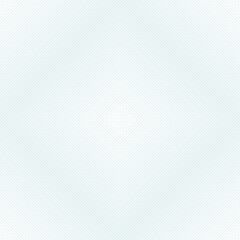 Seamless pattern. Pale blue regular concentric rhombuses with variable line width on a white background. Editable.