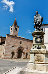 Fototapeta na wymiar Foligno church of San Salvatore