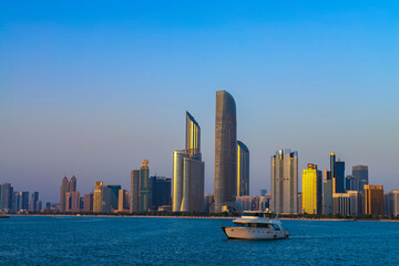 Naklejka premium Abu Dabhi CIty