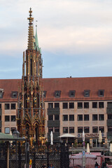 Schöner Brunnen Nürnberger Altstadt