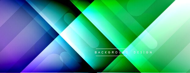 Dynamic lines abstract background. 3D shadow effects and fluid gradients. Modern overlapping forms