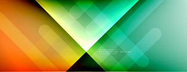 Dynamic lines abstract background. 3D shadow effects and fluid gradients. Modern overlapping forms