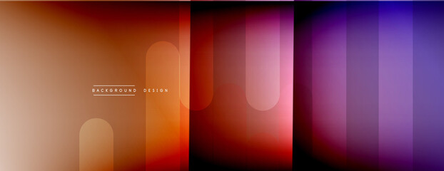 Dynamic lines abstract background. 3D shadow effects and fluid gradients. Modern overlapping forms