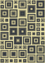 Abstract Geometric Pattern generative computational art illustration