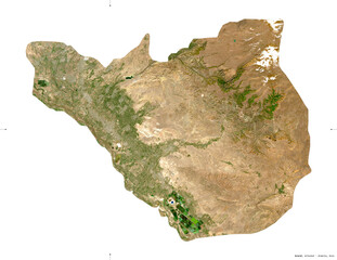 Ararat, Armenia - isolated. Sentinel-2 satellite