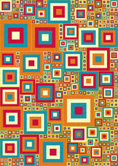 Abstract Geometric Pattern generative computational art illustration