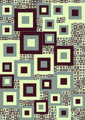 Abstract Geometric Pattern generative computational art illustration