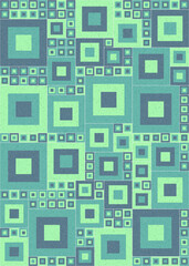 Abstract Geometric Pattern generative computational art illustration