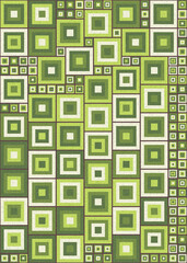 Abstract Geometric Pattern generative computational art illustration