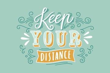 Keep Your Distance Lettering_2