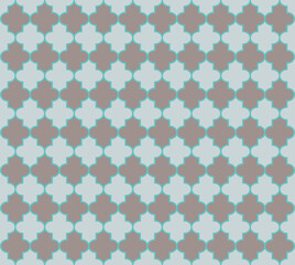 Ramadan Kareem Elegant Pattern. Persian Mubarak Mosaic. Moroccan Seamless Pattern. Mosque