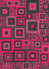 Abstract Geometric Pattern generative computational art illustration