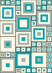Abstract Geometric Pattern generative computational art illustration