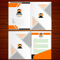 file cover with letterhead