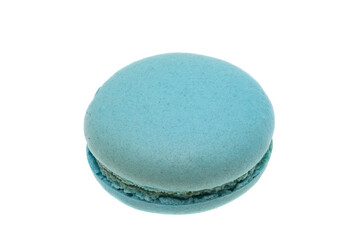 Blue macaroon isolated