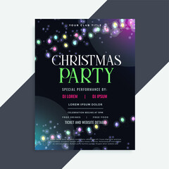 Christmas party flyer 