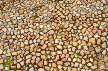 Stone texture from boulders close up