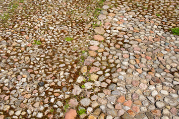 Stone texture from boulders close up