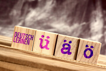 Lernen vom Deutsch und die deutschen Umlaute